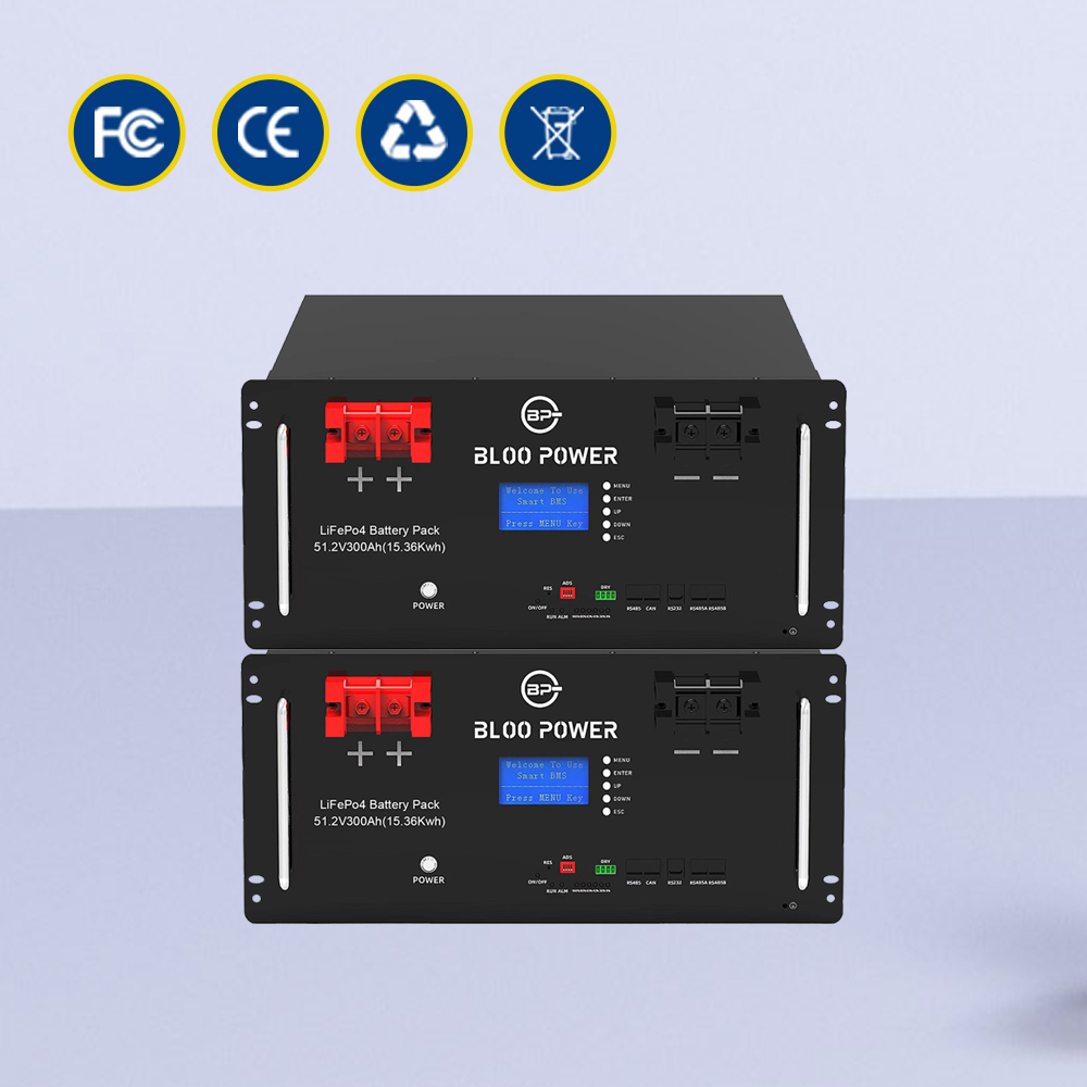 Rack Mounted 5KWh 10KWh 15KWh Solar Energy Storage Battery For Home Ssytem