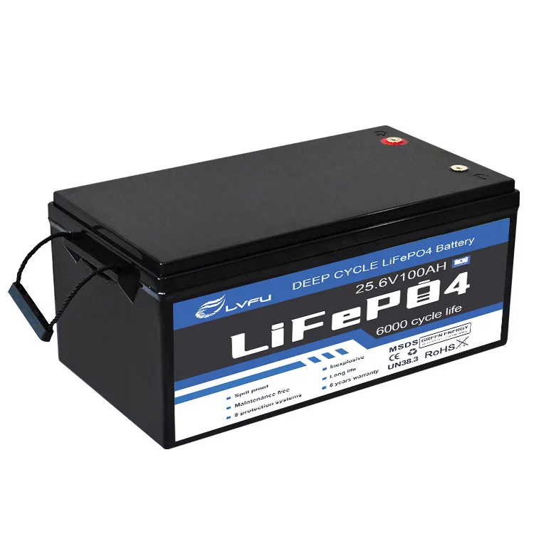 12V LiFePO4 Lithium Battery Pack with BMS for RV Energy Storage System LVFU