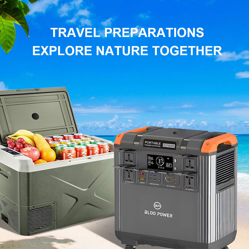 Outdoor Portable Energy Storage Power Station 5736Wh For Camping