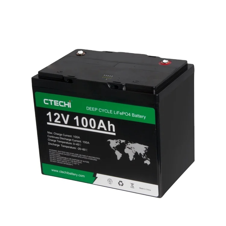 12V 50AH-600AH  LiFePo4 Prismatic Solid state Lithium Ion Energy Storage  Battery for RV Deep Cycle CTECHI