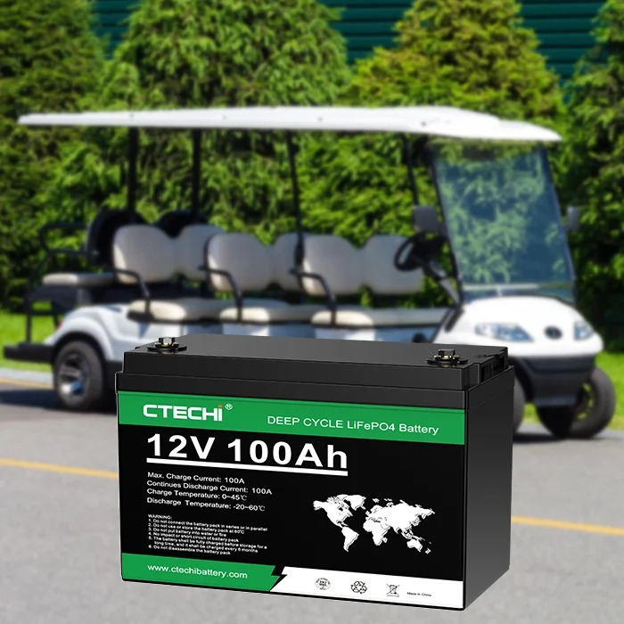 12V 50AH-600AH  LiFePo4 Prismatic Solid state Lithium Ion Energy Storage  Battery for RV Deep Cycle CTECHI