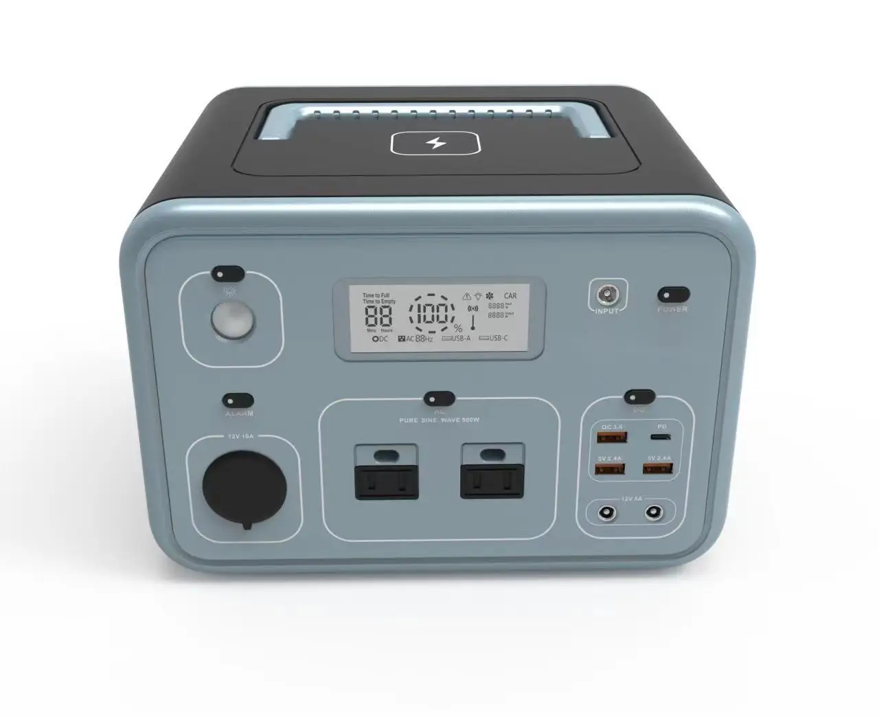 Elecnova Hot Sale 500Wh Power Bank - Outdoor Portable with LiFePO4 Battery