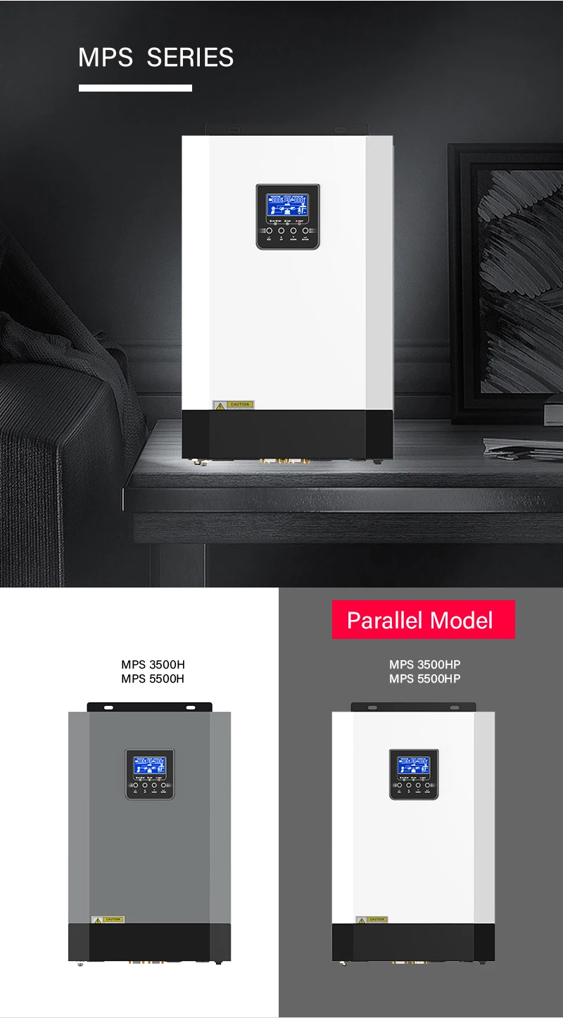 Hybrid Inverter 5.5KW MPPT Solar Powe System TTN