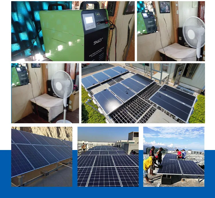 Portable All-in-One Solar System 500W 12V Solar Kit with Battery Storage SNADI