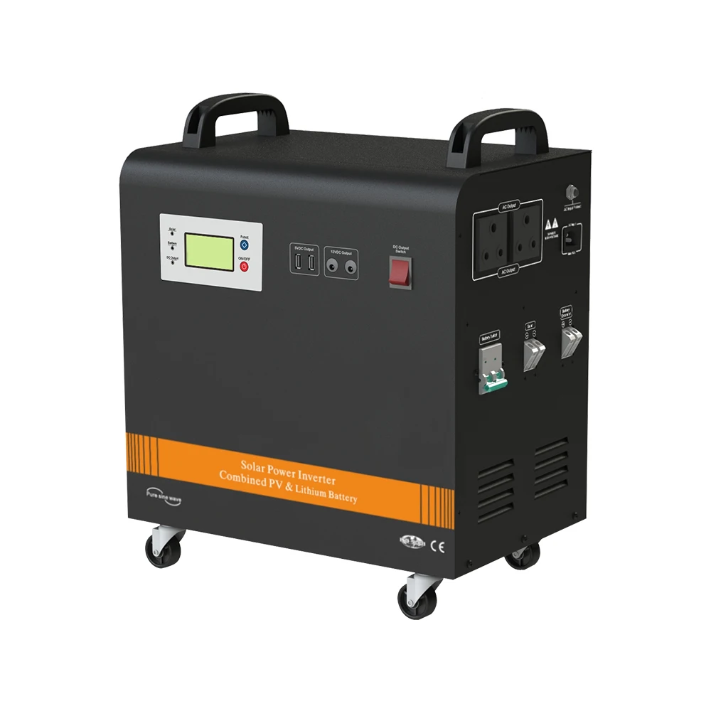 High-Efficiency Portable Power Station 1kW 1280Wh Solar Generator for Home Backup and Outdoor Use - SNADI