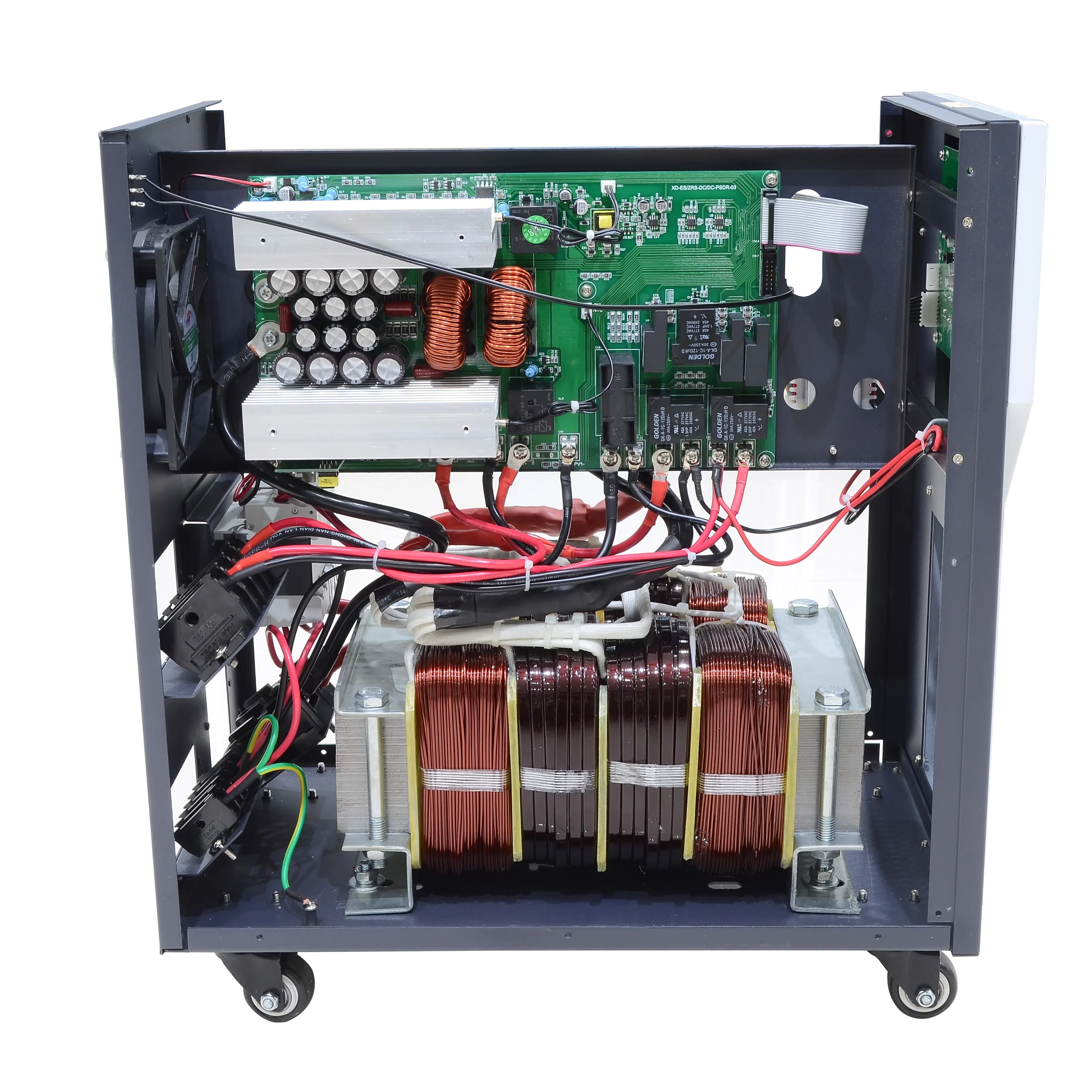 Silent Solar Inverter, 3000W-10000W 48V/96V DC to AC Power Inverter with MPPT Controller Xindun