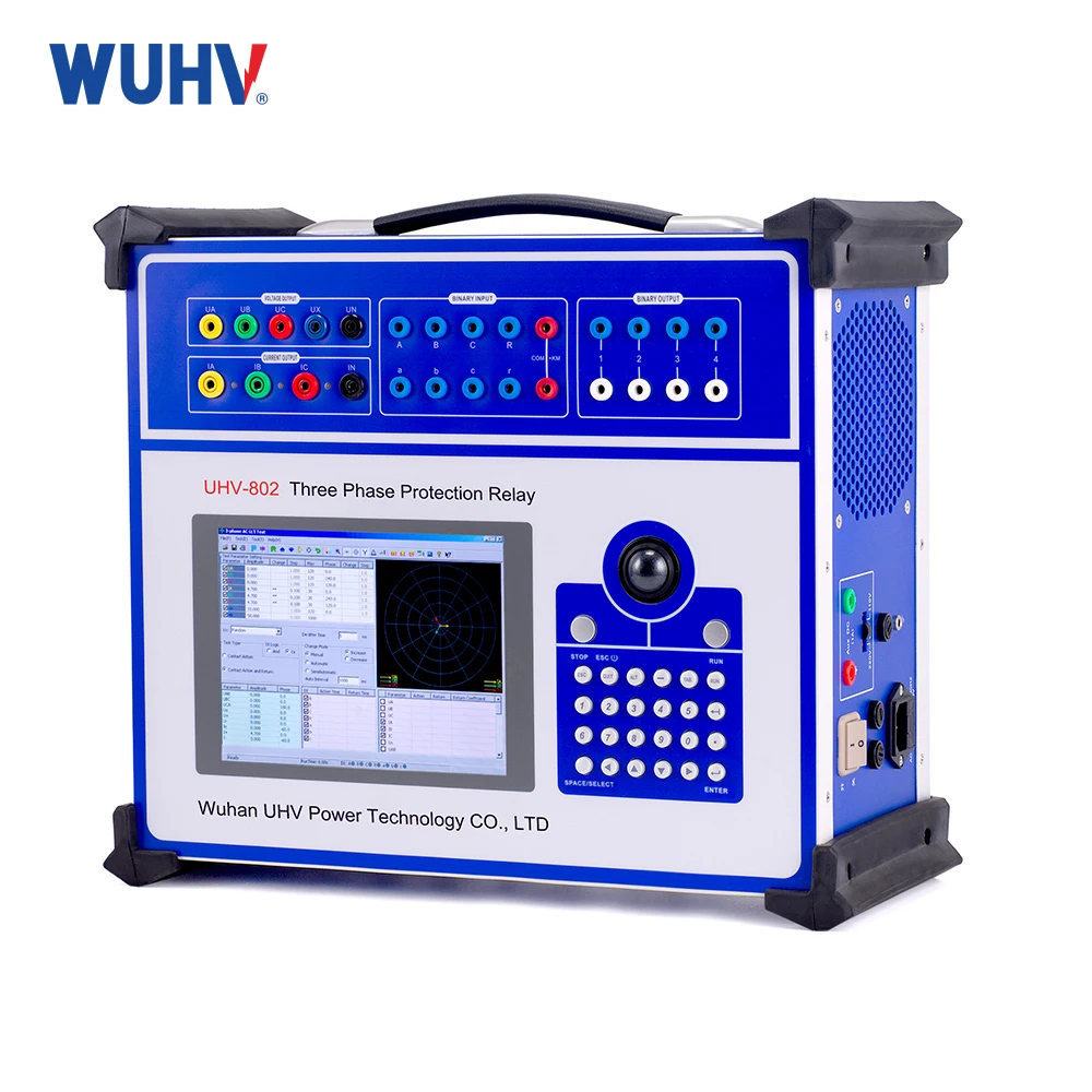 UHV-802 Three Phase Secondary Injection Relay Protection Tester - Precision Testing for Electrical Systems