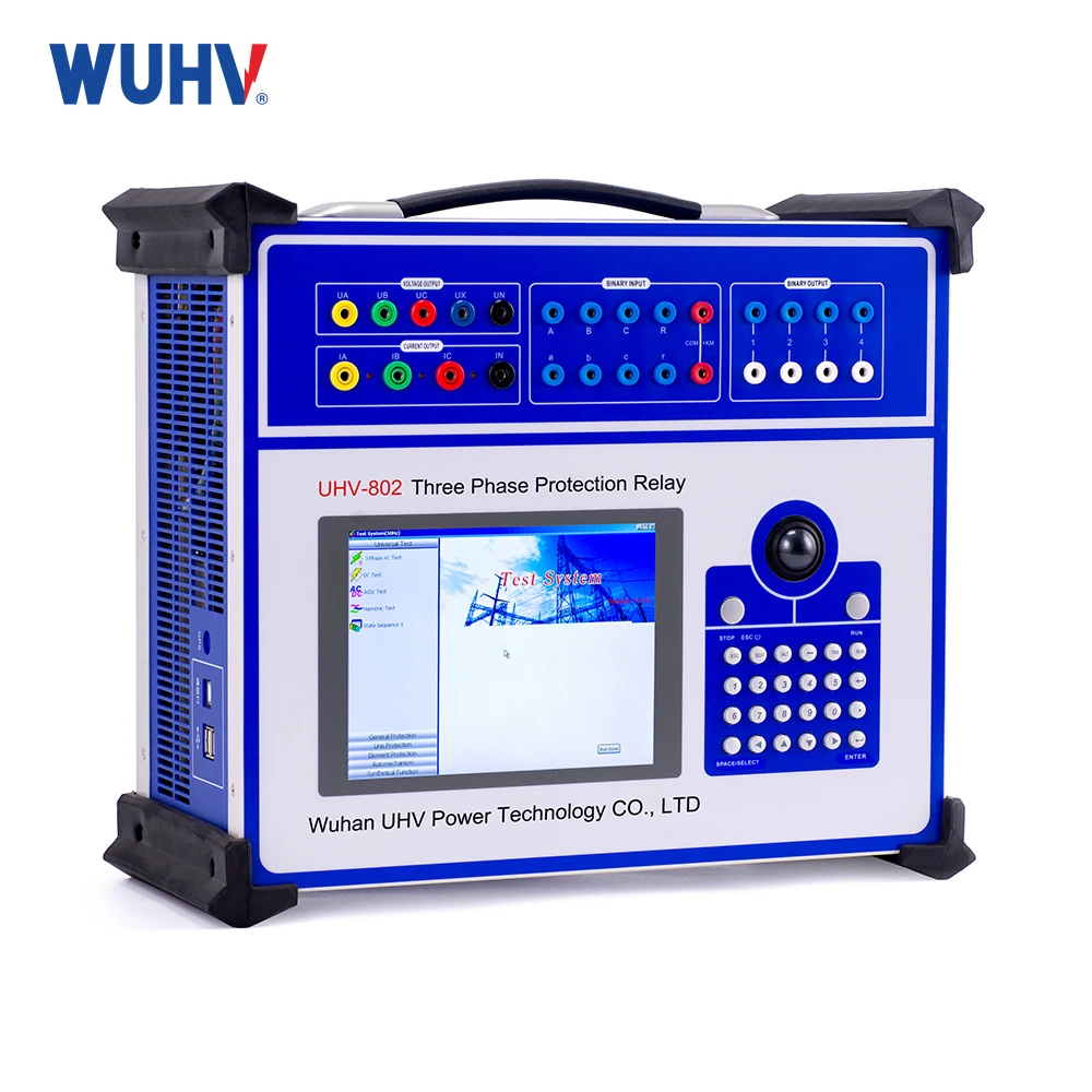 UHV-802 Three Phase Secondary Injection Relay Protection Tester - Precision Testing for Electrical Systems