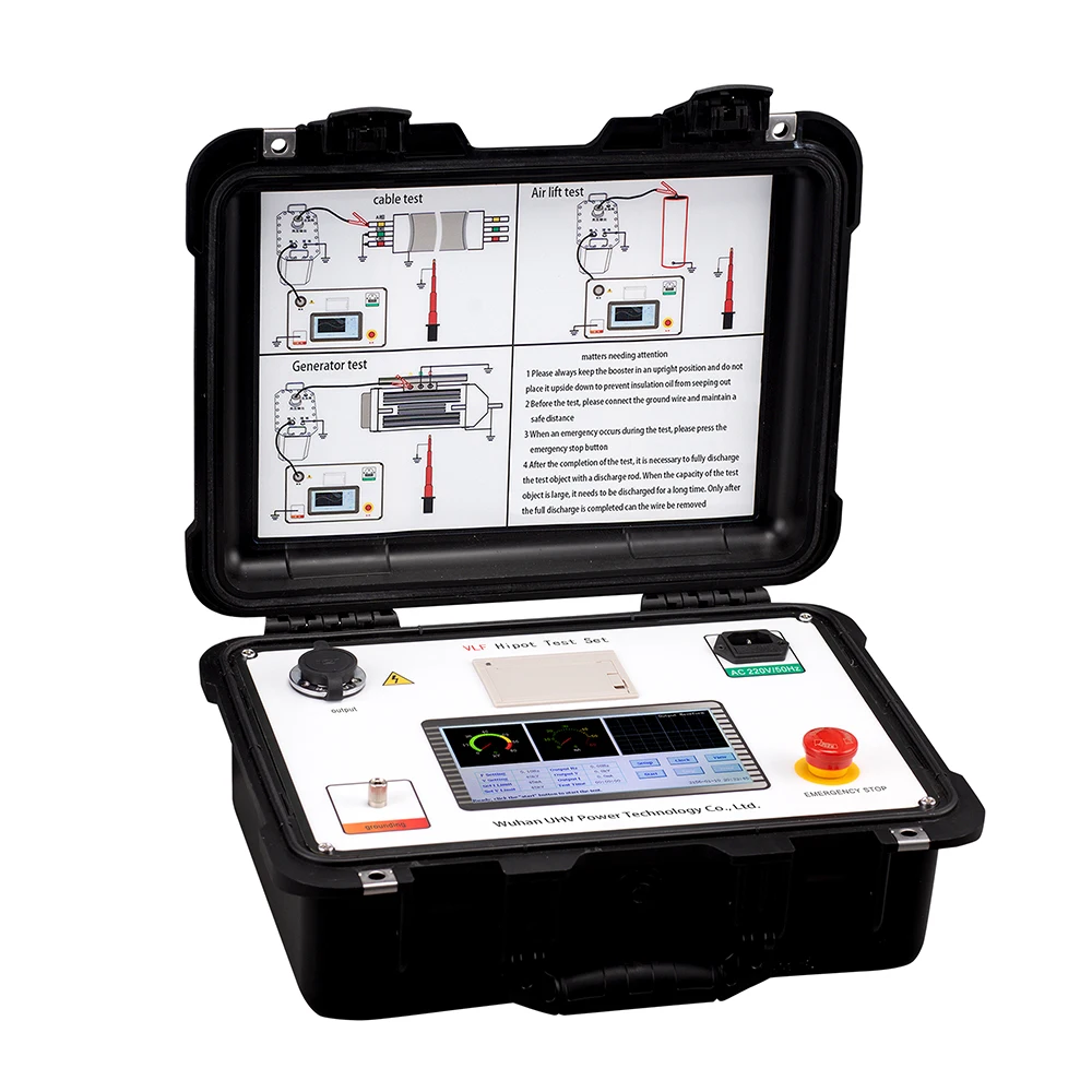 VLF Hipot Tester by UHV - Ultra Low Frequency AC Withstand Voltage Test up to 90kV