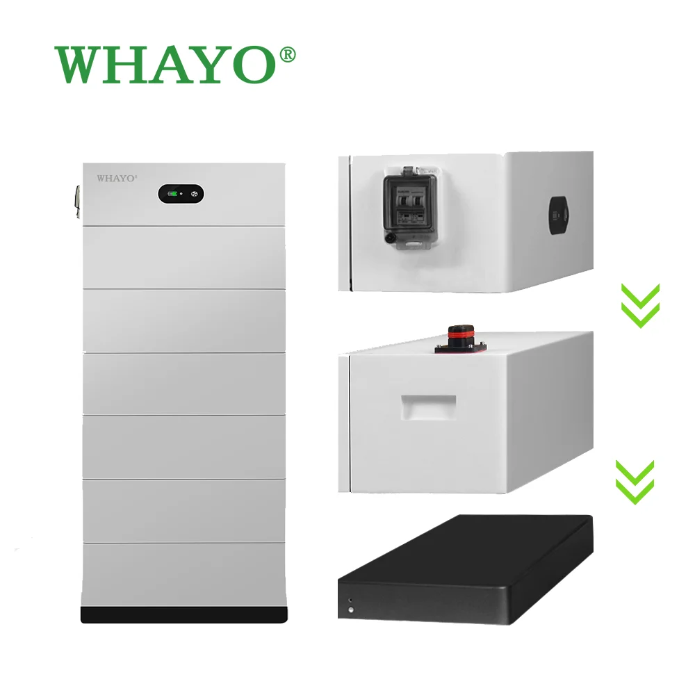 5kWh-25kWh Vertical Power Wall LiFePO4 Battery - 48V High Capacity Energy Storage - Whayo