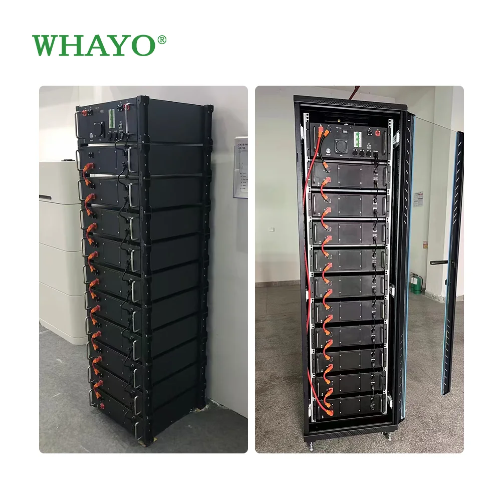 30kW High Voltage Rack-Mounted LiFePO4 Battery Storage - 50kWh Solar Energy Solution - Whayo