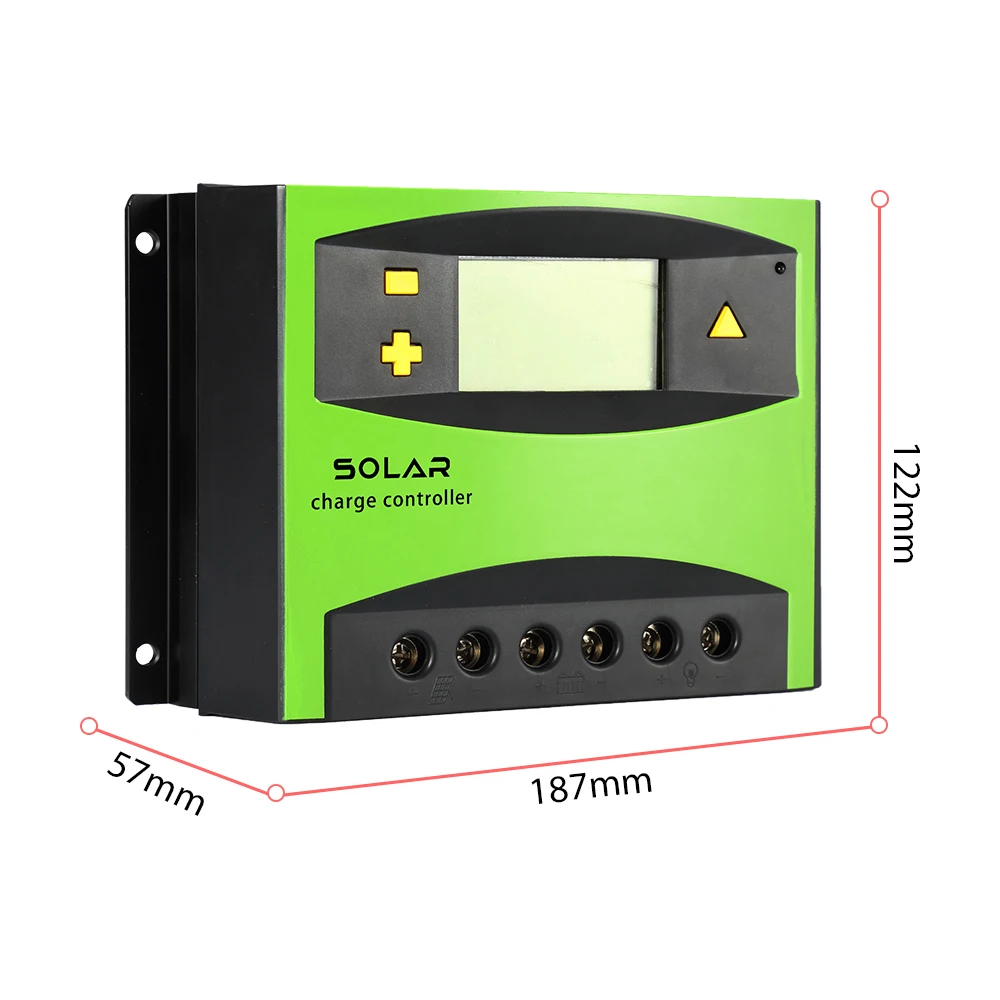 PWM Solar Charge Controller 10A-30A for 12V/24V LiFePO4 Batteries - Smart & Efficient - Whayo