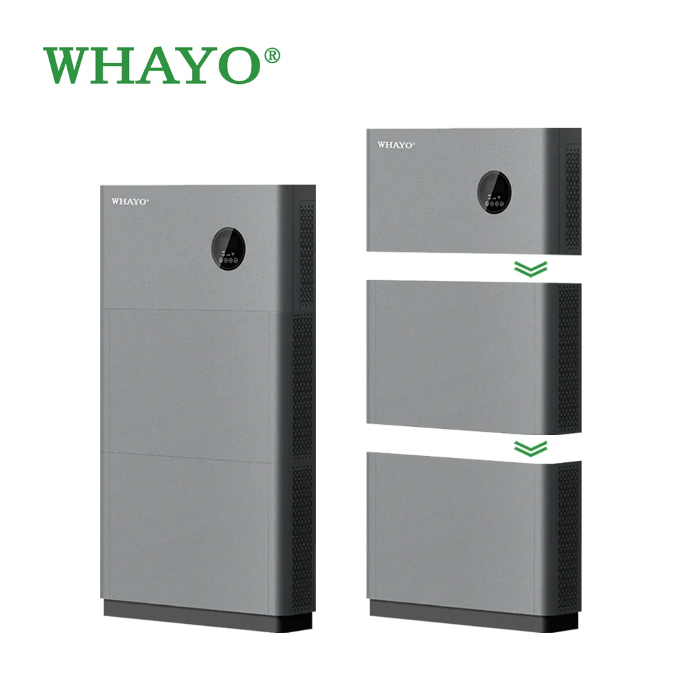 Stackable 5kW Off-Grid Solar Energy Storage System with 5kWh/10kWh LiFePO4 Battery - Whayo
