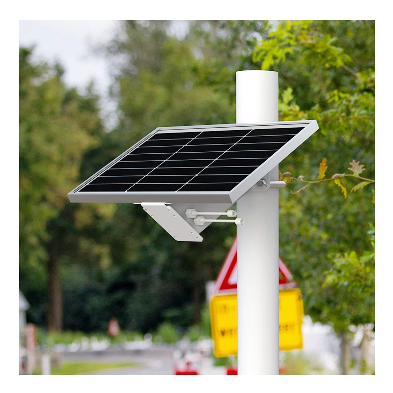 Zemu Solar-Powered Construction Site Camera - 45W to 120W Panels, Lithium Battery for Remote Monitoring