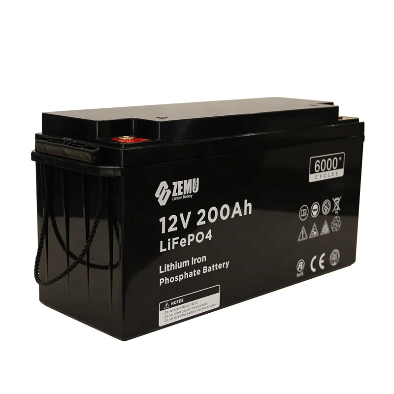 Zemu Smart 12V LiFePO4 Battery Pack - 100Ah to 200Ah Rechargeable Solutions for EU