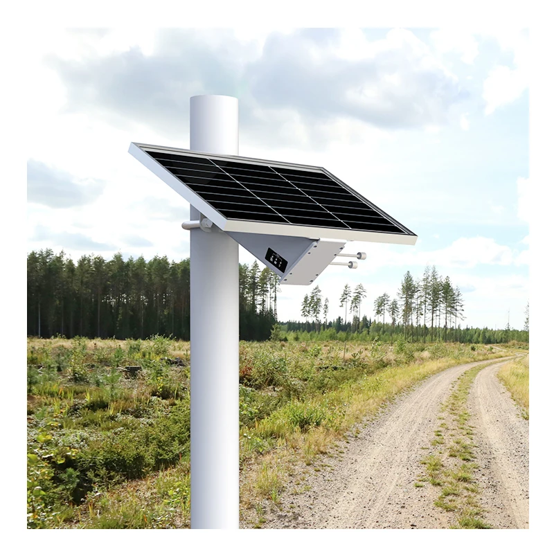 Zemu Solar-Powered Construction Site Camera - 45W to 120W Panels, Lithium Battery for Remote Monitoring