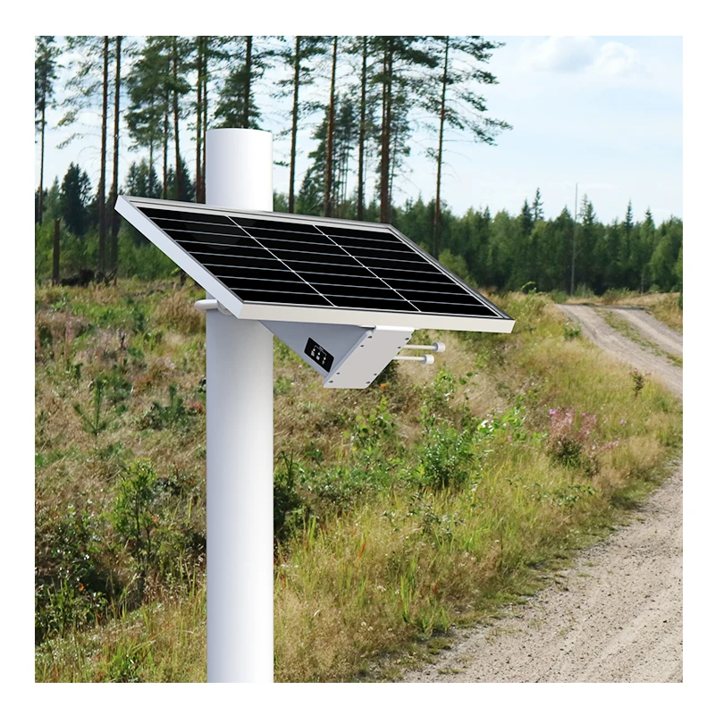 Zemu Solar-Powered Construction Site Camera - 45W to 120W Panels, Lithium Battery for Remote Monitoring