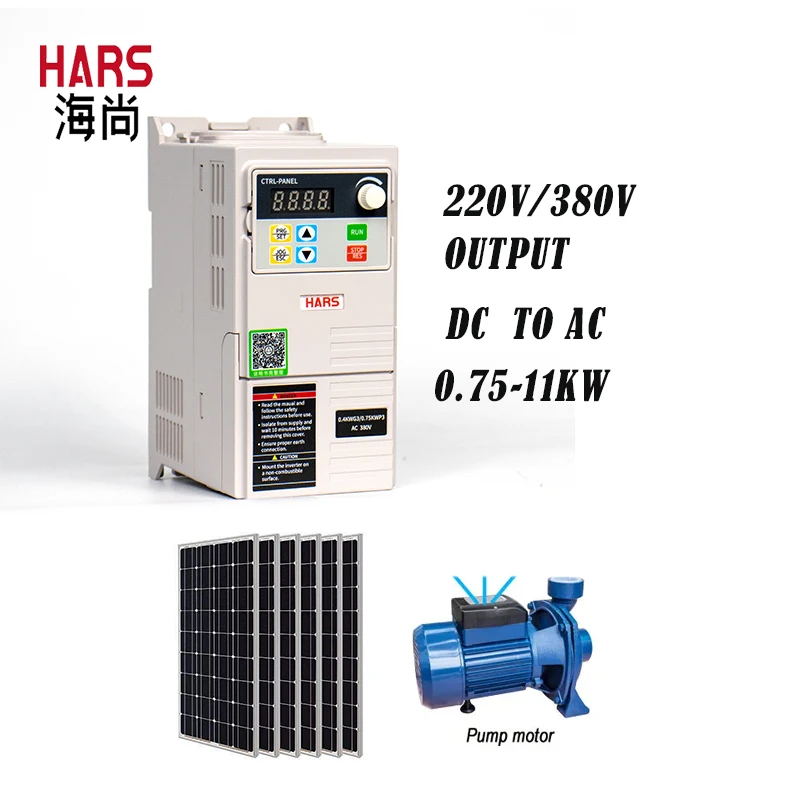 HARS 11KW 3-Phase Solar Pump Inverter for Agricultural Irrigation