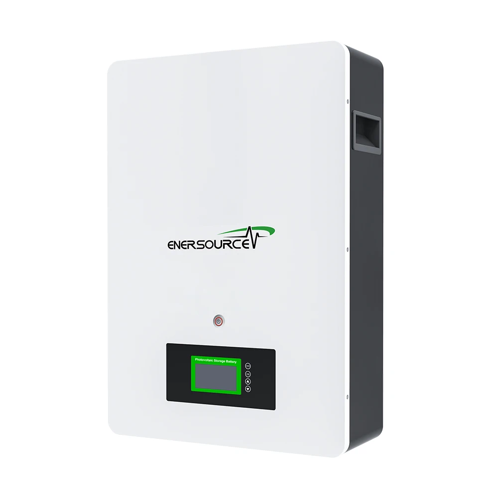Enersource 48V/51.2V 200Ah 10kWh LiFePO4 Wall-Mounted Battery for Solar Systems with CAN