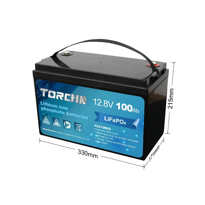 12V 200Ah Smart Deep Cycle LiFePO4 Battery with BMS | TORCHN