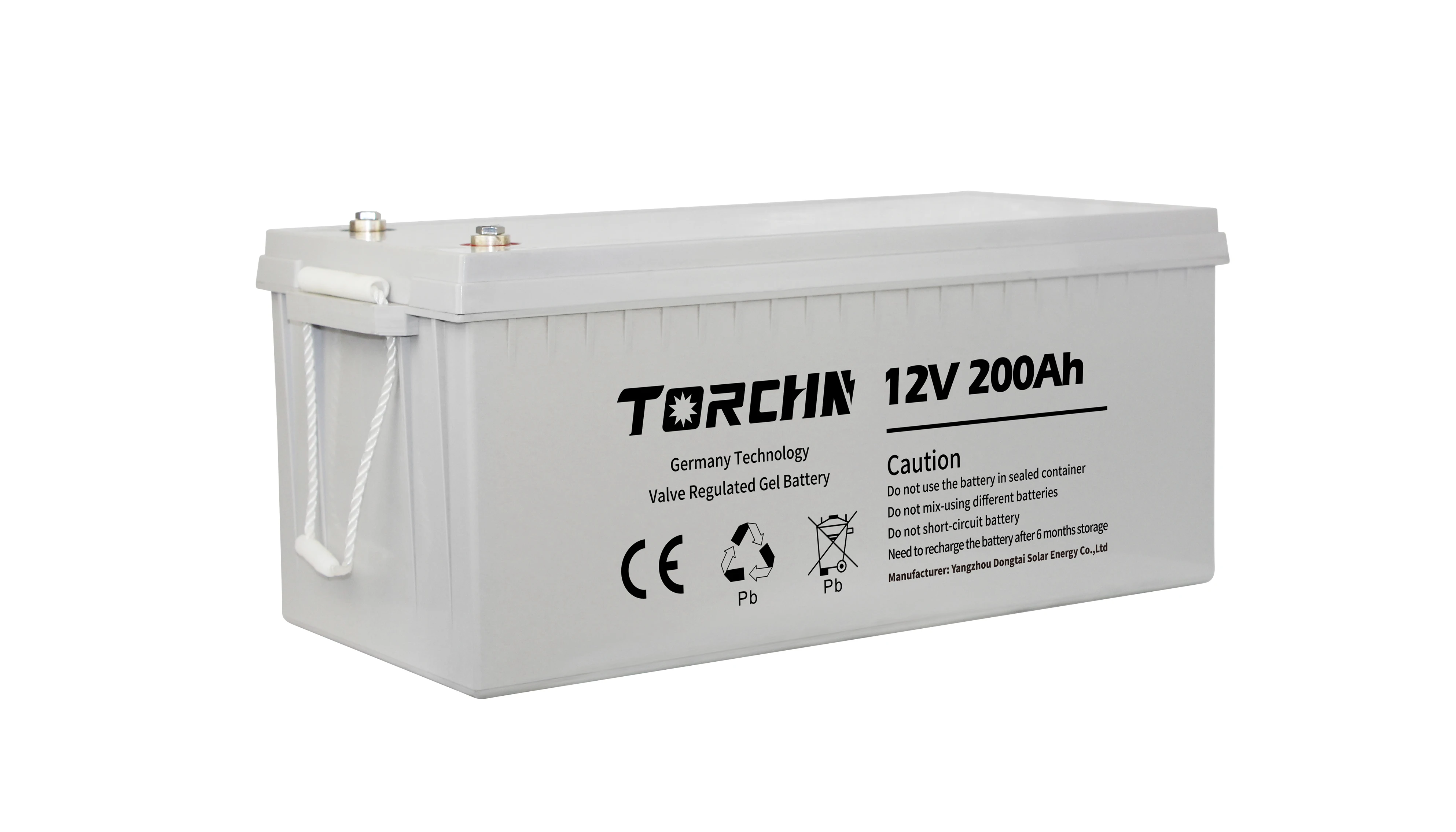 12V 200AH AGM Deep Cycle Lead Acid Battery for Solar Energy Storage | TORCHN