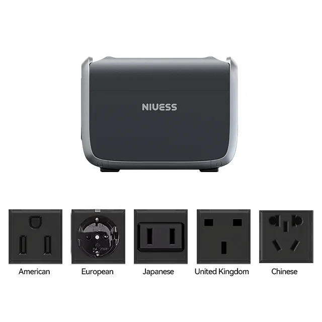 1228Wh Solar Powered Portable Power Station with Remote Control - Niuess