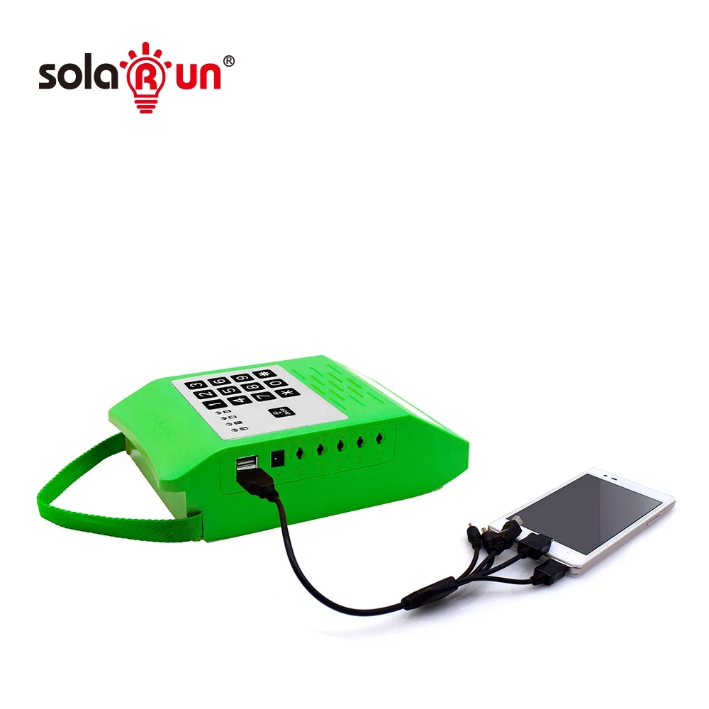 Off-Grid Portable Solar Power Generator Plant with 12V LiFePO4 Battery - SolarRun K088