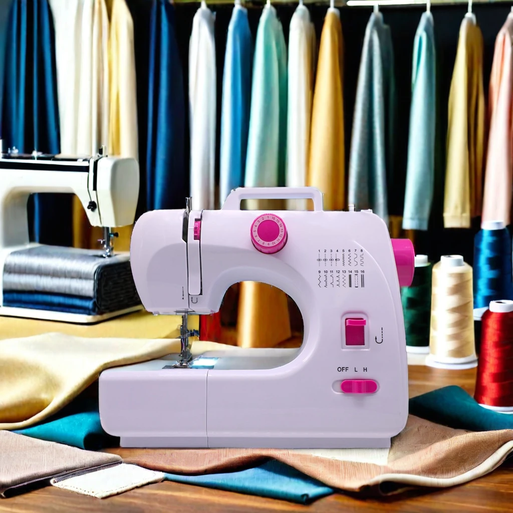 Mini Electric Sewing Machine with Solar Power - Household & Industrial Use by Solarun