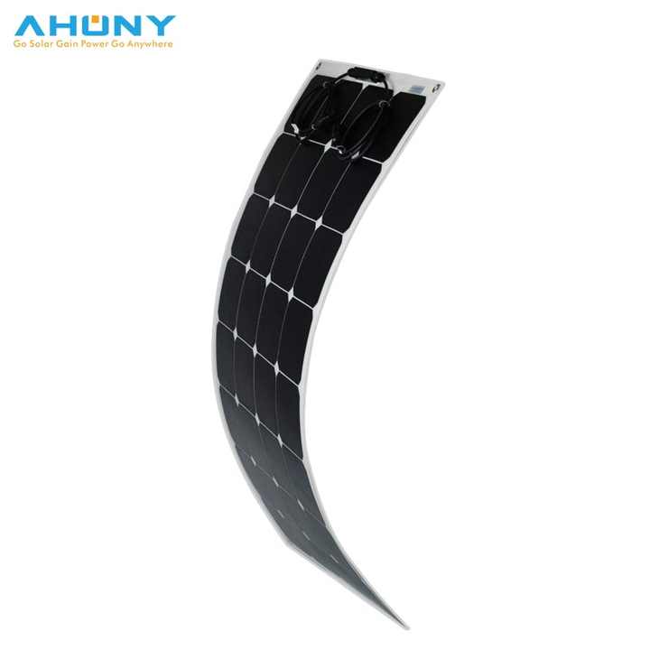 Flexible Solar Panels Ultralight Photovoltaic Module High Efficiency IBC Cells for Yacht Boat RV Roof Top AHONY