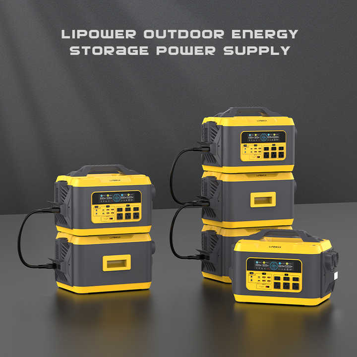 Portable Power Station 2200W LiFePO4 Battery Solar Generator for Outdoor Camping