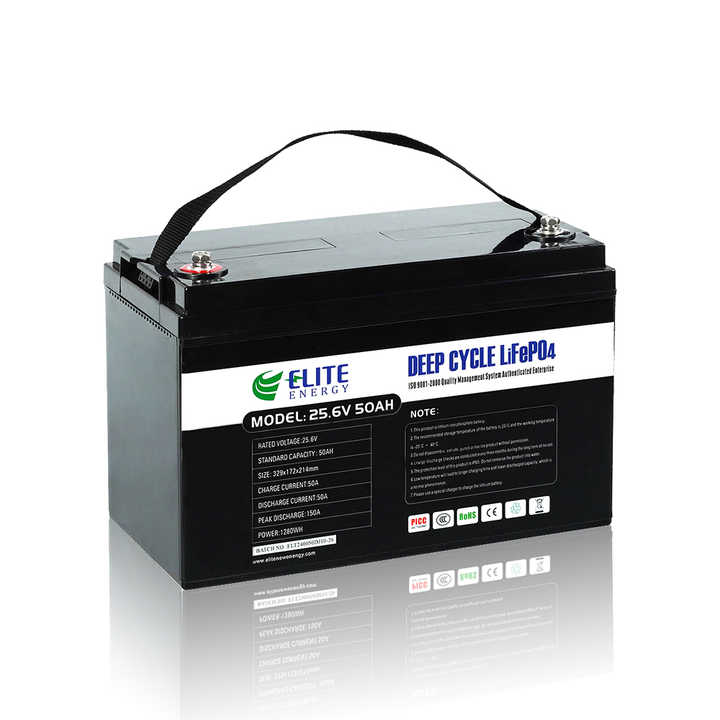 Rechargeable LiFePO4 Battery 24V 60Ah for Golf Carts Motorized Vehicles Elite