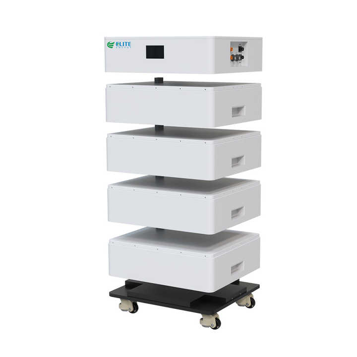 ELITE OEM 51.2V 100Ah High Voltage Stacked Home Energy Storage Lithium Ion Battery for Solar System LiFePO4 5KWH Battery with 5 Years Warranty CE Certified