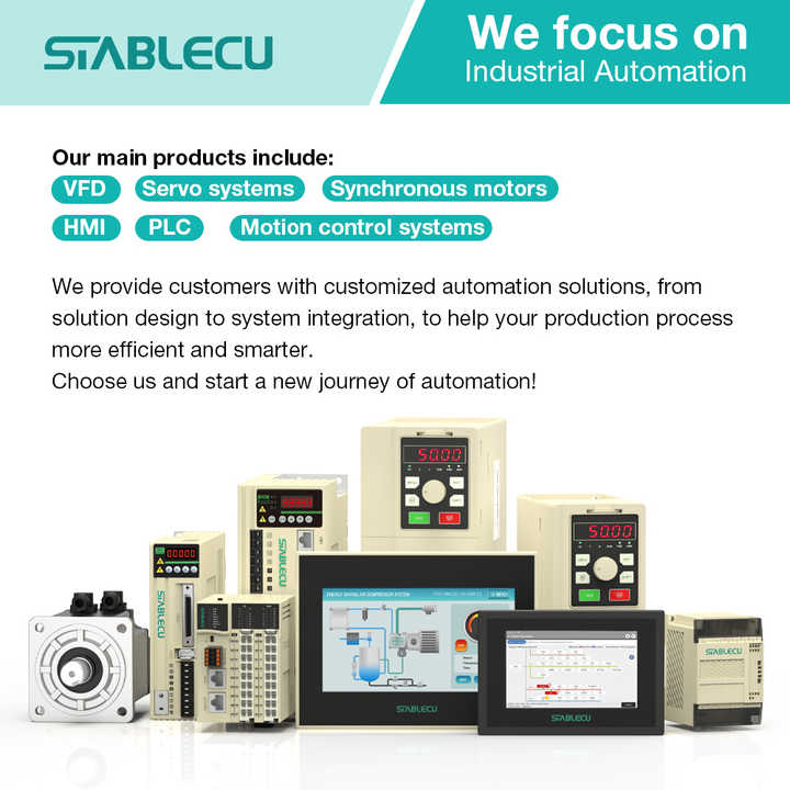 High Efficiency VFD Variable Frequency Drive 480V 75KW 90KW 110KW AC Frequency Inverter for Meat Grinder and Kitchen Equipment STABLECU