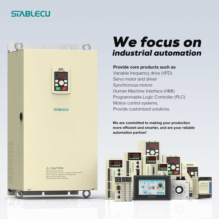 STABLECU 480V V/F Control Three Phase VFD Frequency Inverters & Converters 5.5kw for 7Hp AC Asynchronous Motors of Industry