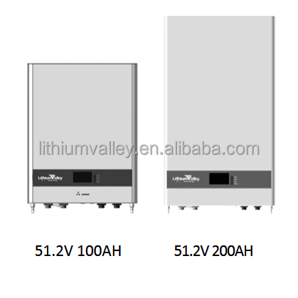 48V 100AH LiFePO4 Battery Power Wall 5Kwh 10Kwh 48V 200AH Lithium Battery for Home Energy Storage System