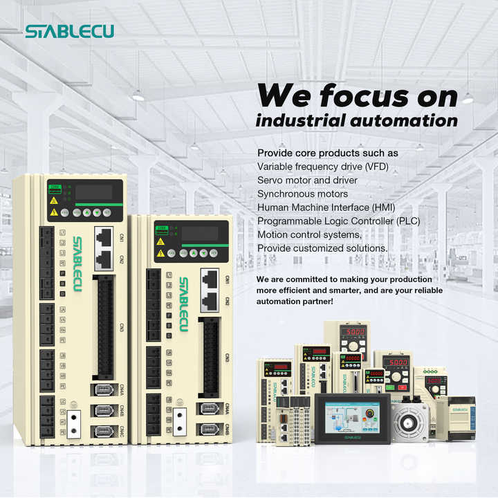 Servo Motor System 1kW 220V High Torque 3.18Nm 2500rpm Precision Positioning for Textile Machinery STABLECU