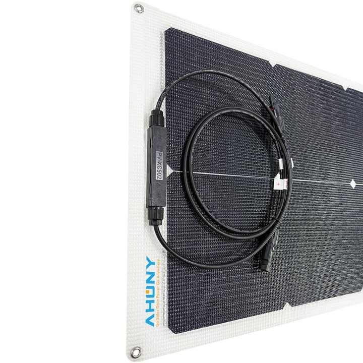 Flexible Solar Panel 50W High Efficiency Outdoor Camping Home Use AHONY