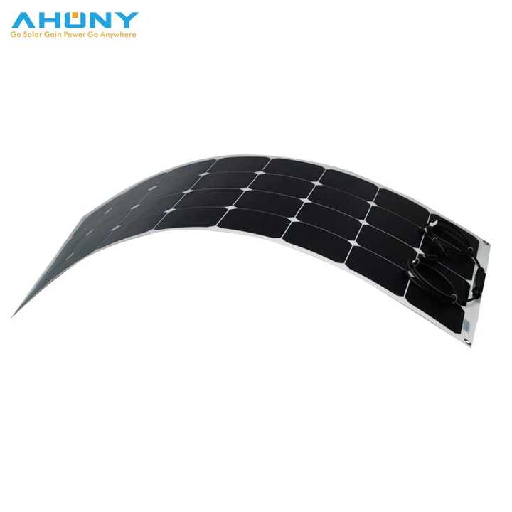 Flexible Solar Panels Ultralight Photovoltaic Module High Efficiency IBC Cells for Yacht Boat RV Roof Top AHONY