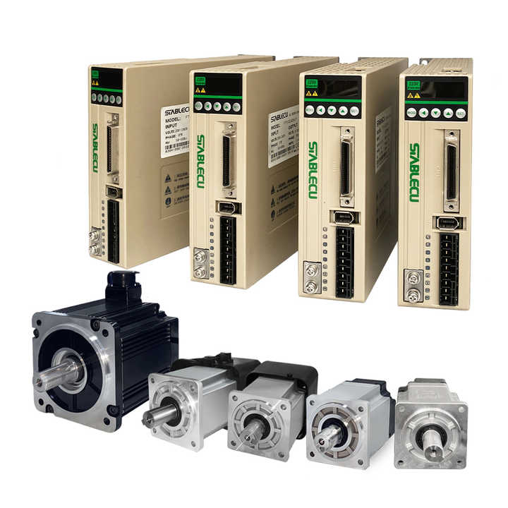 AC Servo Motor High Torque Digital Controller 750W 220V Industrial Automation CNC Machinery StableCU