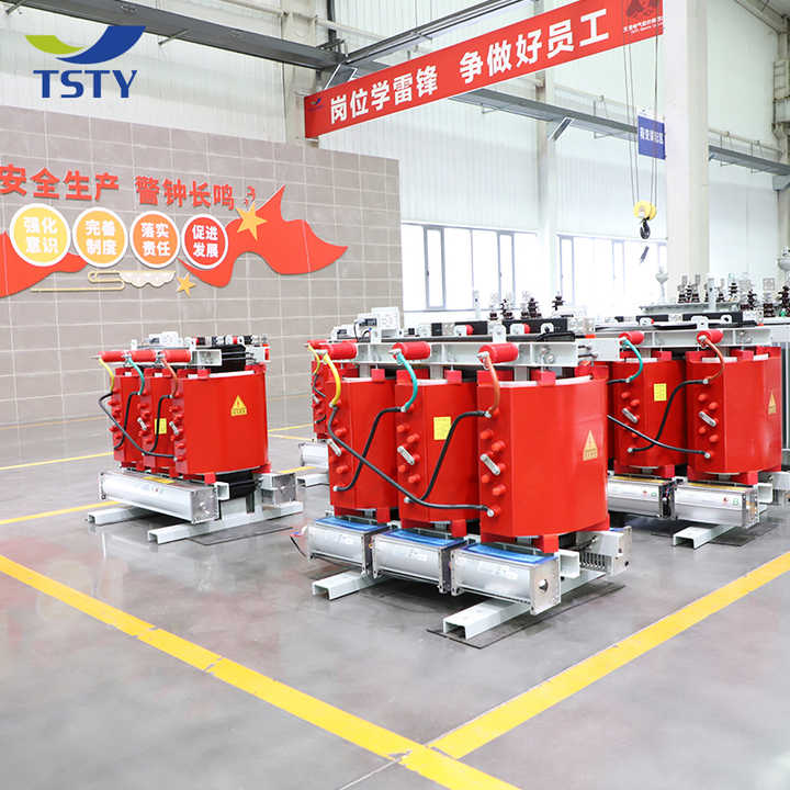 Three Phase Dry Type Power Transformer Cast Resin 150kva 200kva 500kva 1600 Kva Copper Aluminium Fireproof Explosion-Proof Pollution-Free Power Distribution TSTY