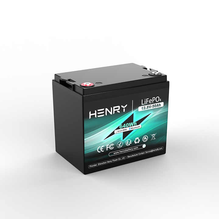 Customized 12.8V 50AH LiFePO4 Lithium Battery Pack Deep Cycle Solar Storage Power Supply HENRY