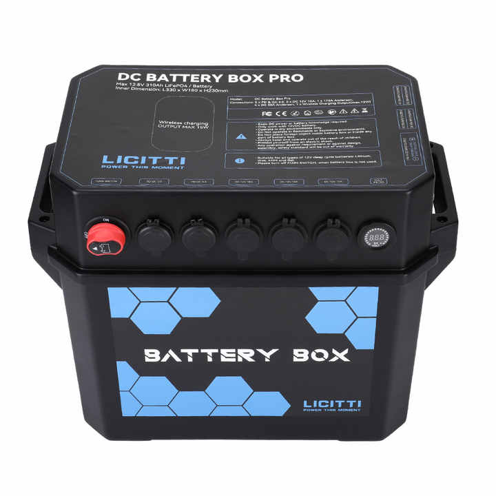 Portable Heavy Duty 12V 300AH 200AH Battery Box Durable Battery Boxes & Racks for Energy Storage Systems and Off-Grid Applications Licitti