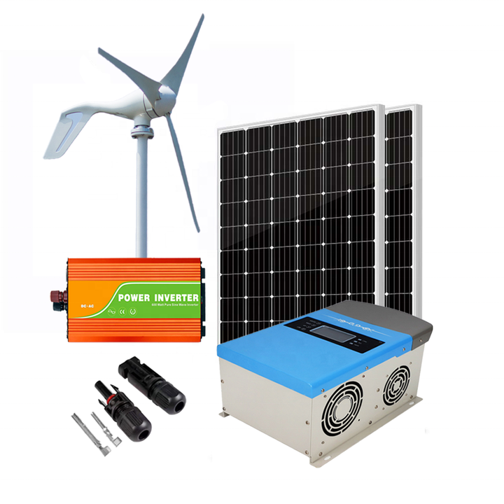 Customizable 400W to 1000W Home Solar Energy System Wind and Solar Power Generation for Residential Use elege