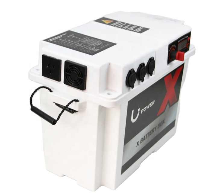 Lithium Lifepo4 Agm Battery 100 Ah Deep Cycle Solar Battery Box for Camping and Outdoor Use LICITTI