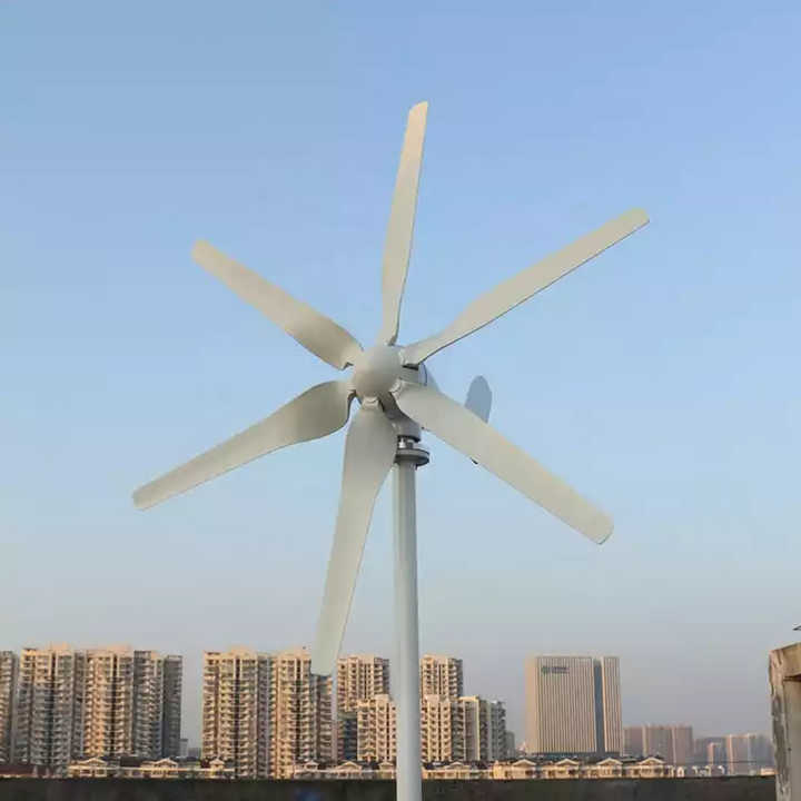 1000W Portable Small Wind Generator 12V/24V Home Roof Use with MPPT Controller elege