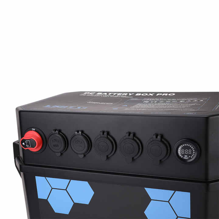 AC Battery Box Pro 1000W Inverter with Cooling Fans for Lithium LiFePO4, AGM, Gel, Calcium, Wet Batteries Licitti
