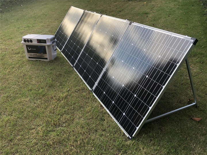 300W Folding Solar Panel ETFE High Efficiency Solar PV Module for Outdoor Camping and Off-Grid Power Systems