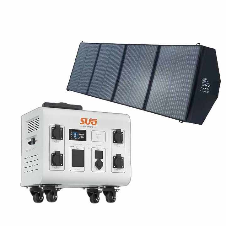 Portable Power Station 500W 1500W 3000W LiFePO4 Battery with MPPT Controller for Outdoor Camping Solar Energy Storage SUG/OEM