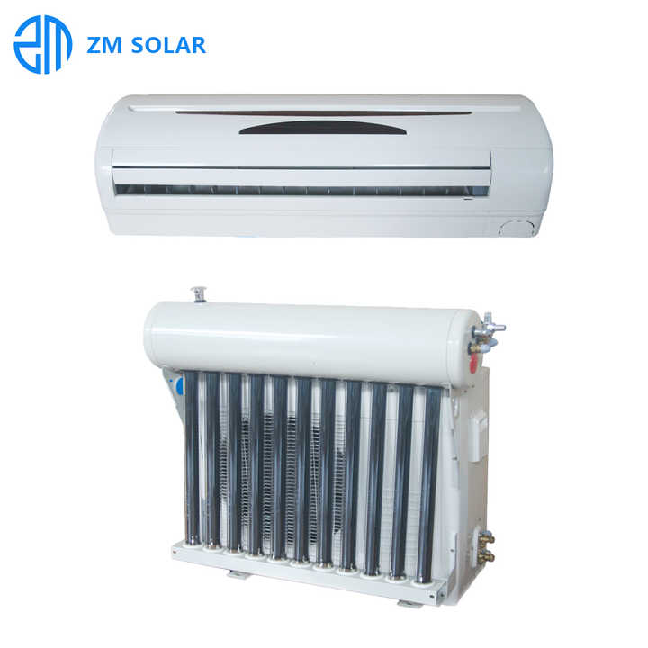 Solar Air Conditioner 400W 12000BTU Hybrid Cooling/Heating System for Household Use Zoomar Solar