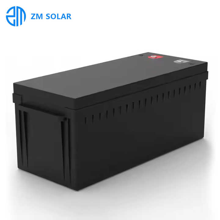 Lithium Iron Phosphate (LiFePO4) Battery Pack 8000 Cycle 12V 24V 200Ah 3 Years Warranty Solar Energy Storage Systems zhongming